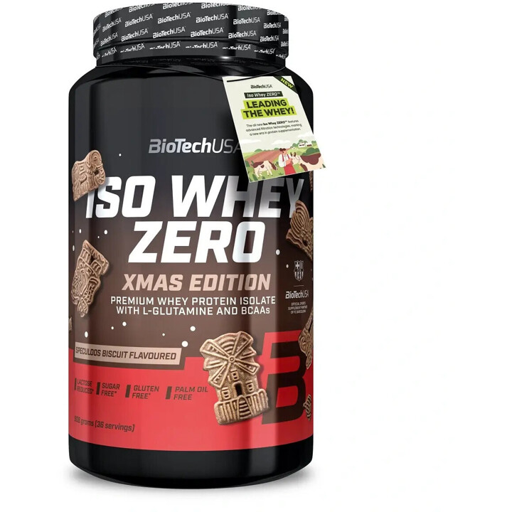 BioTech Iso Whey Zero 908g Spekulatius-Keks XMAS EDITION | ROUGHBULL FITNESS