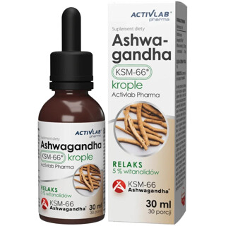 Activlab Ashwagandha KSM-66® Drops 30 ml | ROUGHBULL FITNESS