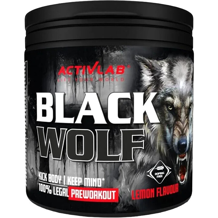 Activlab Black Wolf Pre-Workout 300g Lemon | ROUGHBULL FITNESS