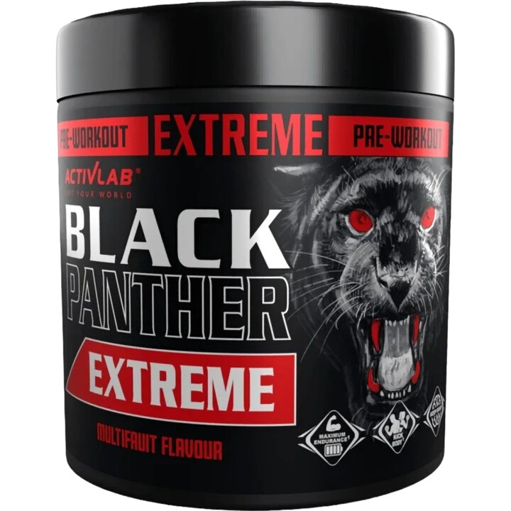 Activlab Black Panther EXTREME Pre-Workout 300g Blackcurrant | ROUGHBULL FITNESS