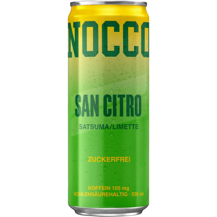 Nocco BCAA Drink 24 x 330 ml San Citro | ROUGHBULL FITNESS