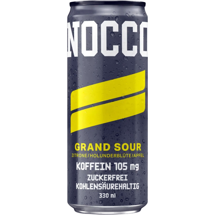 Nocco BCAA Drink 24 x 330 ml Grand Sour | ROUGHBULL FITNESS