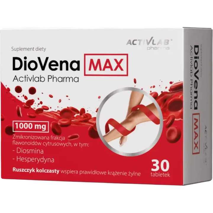 Activlab Pharma DioVena MAX 1000mg – 30 Tabletten | ROUGHBULL FITNESS
