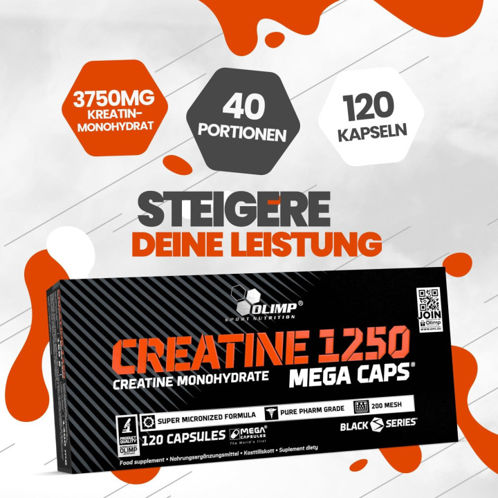 Olimp Creatine Mega Caps - 120 Kapsel | ROUGHBULL FITNESS