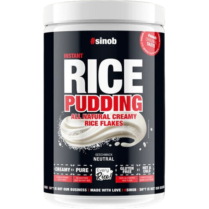 Sinob Tasty Rice Pudding 1000g Vanille Kirsch | ROUGHBULL FITNESS