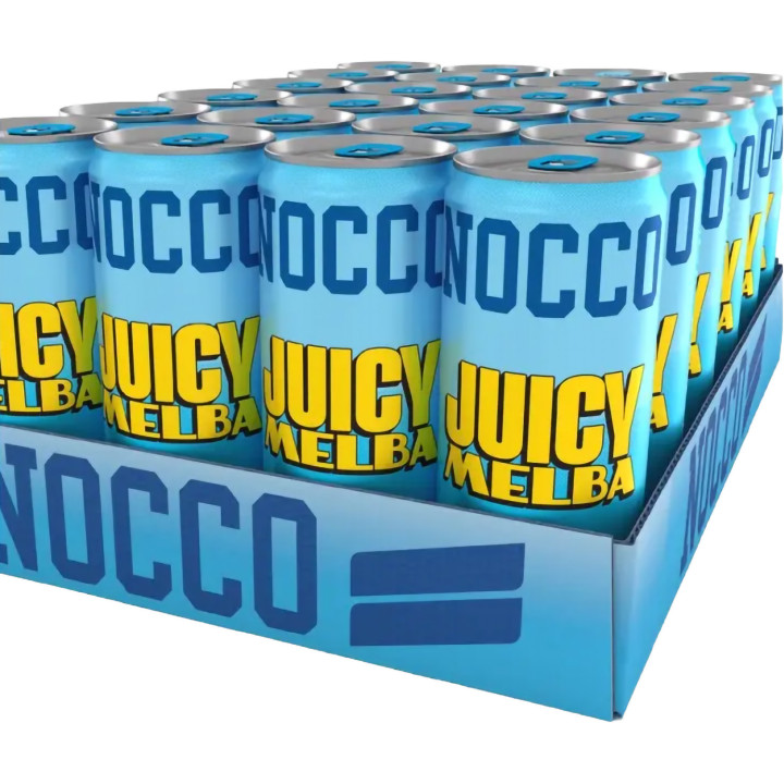 Nocco BCAA Drink PALETTE 80 TRAYS 24 x 330 ml Juicy Melba | ROUGHBULL FITNESS
