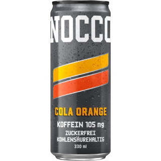 Nocco BCAA Drink 24 x 330 ml Orange Cola | ROUGHBULL FITNESS