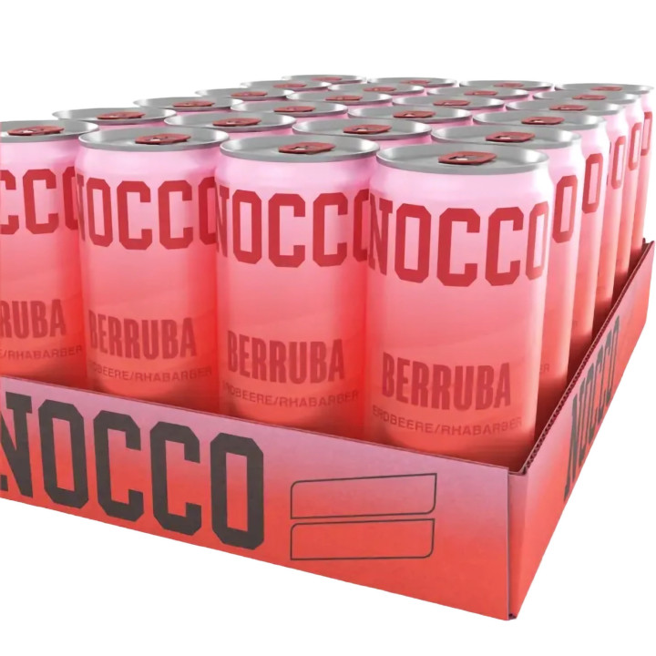 Nocco BCAA Drink 24 x 330 ml Berubba | ROUGHBULL FITNESS