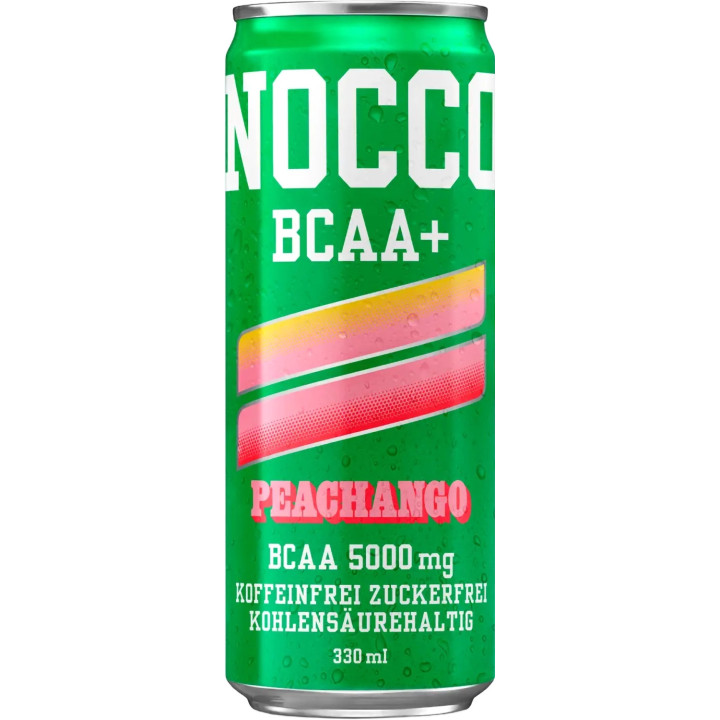 Nocco BCAA Drink 24 x 330 ml Peachango | ROUGHBULL FITNESS