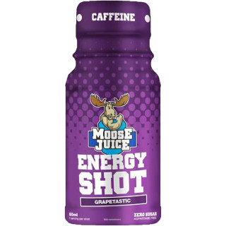 Muscle Moose Energy Shot - (12x60ml) Grapetastic | ROUGHBULL FITNESS