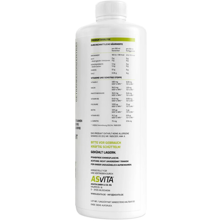 ASVita Fresh Mix Mineralgetränk 1/80 - 1L Waldfrucht | ROUGHBULL FITNESS