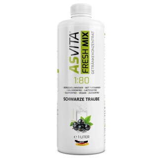 ASVita Fresh Mix Mineralgetränk 1/80 - 1L Schw. Johannisbeere | ROUGHBULL FITNESS
