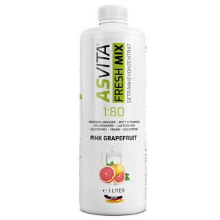ASVita Fresh Mix Mineralgetränk 1/80 - 1L pink Grapefruit | ROUGHBULL FITNESS