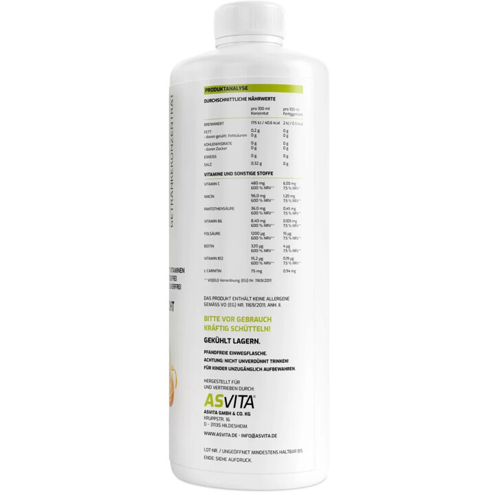 ASVita Fresh Mix Mineralgetränk 1/80 - 1L Multifruit | ROUGHBULL FITNESS