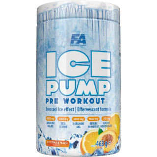 FA Nutrition ICE Pump Pre-Workout - 463g Icy Citrus & Peach | ROUGHBULL FITNESS