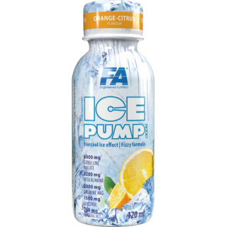 FA Nutrition ICE Pump Shot - 24 x 120ml Orange-Citrus | ROUGHBULL FITNESS