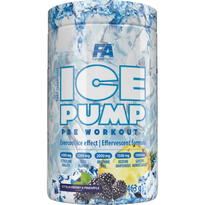 FA Nutrition ICE Pump Pre-Workout - 463g Icy Dragon Fruit | ROUGHBULL FITNESS