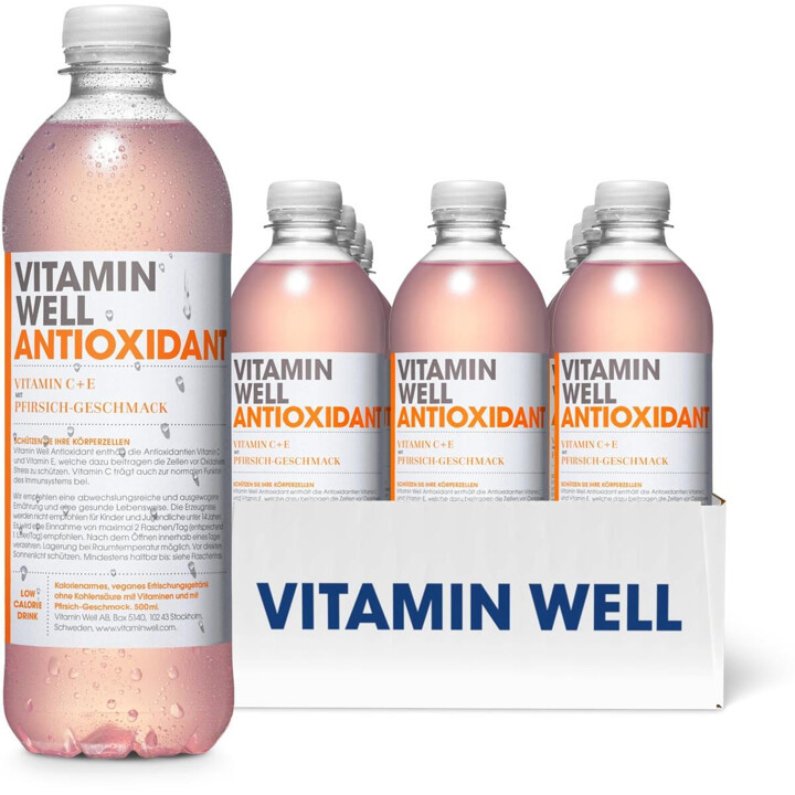 Vitamin Well Drink 12x500ml Antioxidant | ROUGHBULL FITNESS