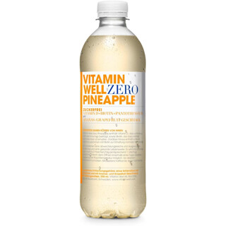 Vitamin Well Drink 12x500ml ZERO Pineapple | ROUGHBULL FITNESS