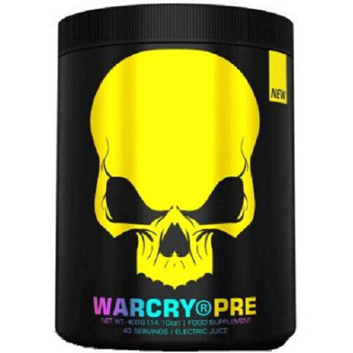 Genius Nutrition Warcry Pre 400g Rainbow Candy | ROUGHBULL FITNESS