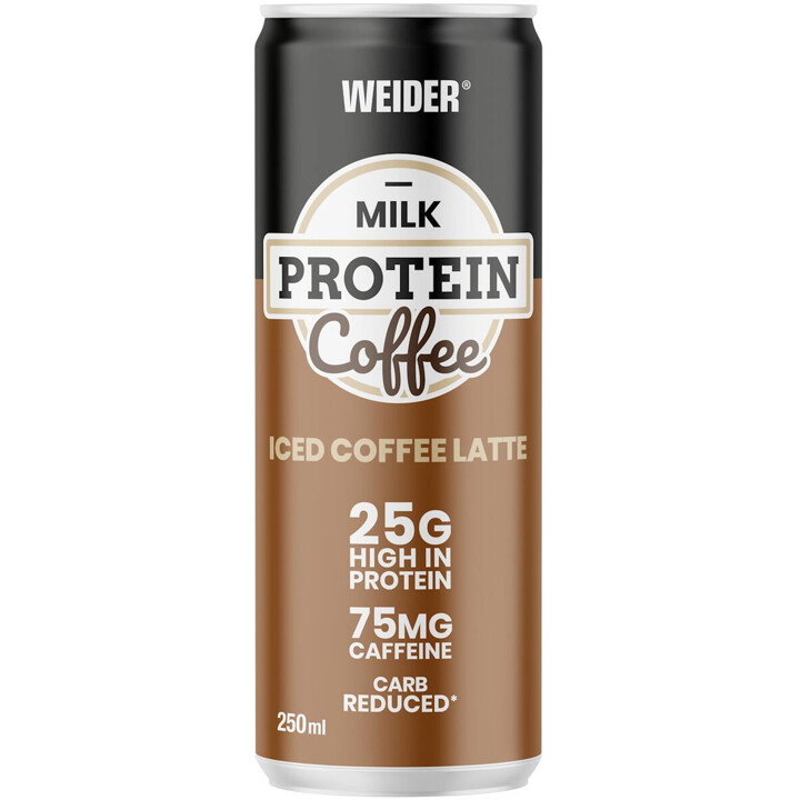 Weider Protein Milk Shake 12x250ml Iced Coffee Latte | ROUGHBULL FITNESS