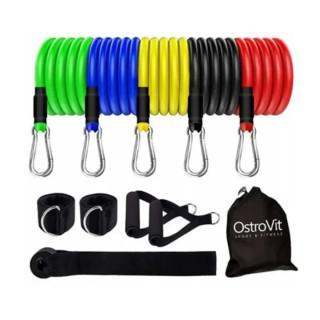 Ostrovit Resistance Bands Set 5 Stk. Expander | ROUGHBULL FITNESS