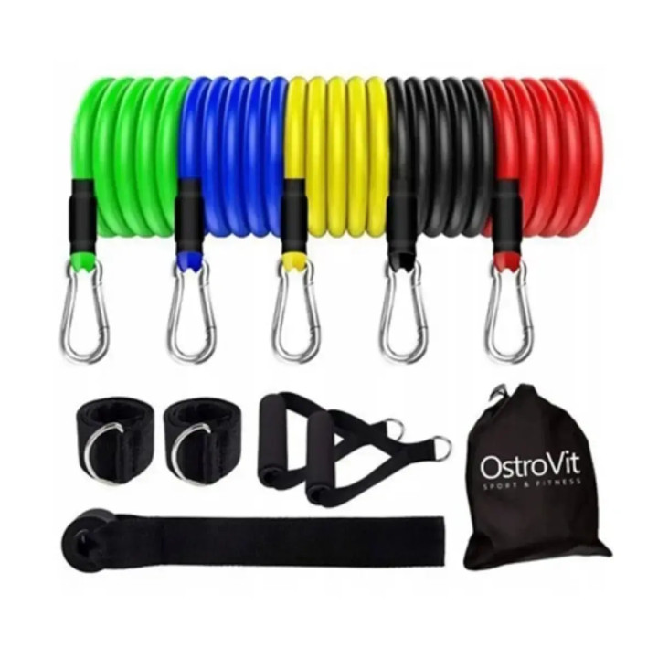 Ostrovit Resistance Bands Set 5 Stk. Expander | ROUGHBULL FITNESS