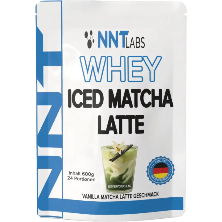 NNT Whey ICED MATCHA LATTE 600g Vanilla Matcha Latte | ROUGHBULL FITNESS