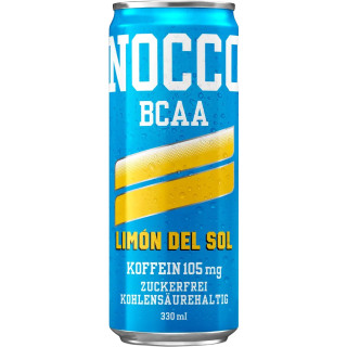 Nocco BCAA Drink 24 x 330 ml Limon del Sol | ROUGHBULL FITNESS
