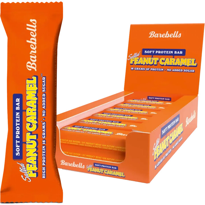 Barebells Protein Bars - 12x 55g - Soft Salted Peanut Caramel | ROUGHBULL FITNESS