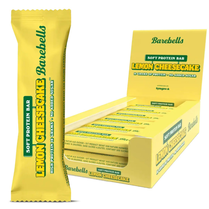 Barebells Protein Bars - 12x 55g - Soft Lemon Cheesecake | ROUGHBULL FITNESS