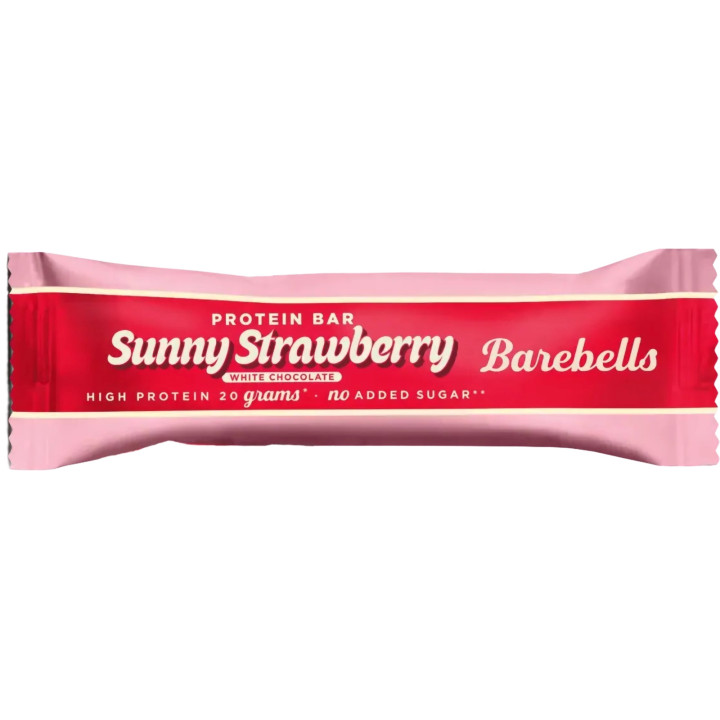 Barebells Protein Bars - 12x 55g - Sunny Strawberry | ROUGHBULL FITNESS
