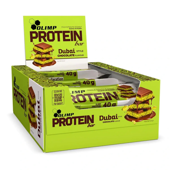 Olimp Protein Bar Dubai Style 25x 40g Chocolate flavour | ROUGHBULL FITNESS
