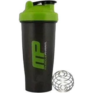 MusclePharm Blender Bottle 820ml Black + Green | ROUGHBULL FITNESS