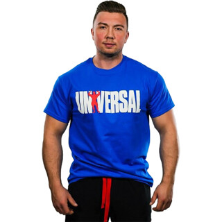 Universal Animal T-Shirt Blue '77 M | ROUGHBULL FITNESS