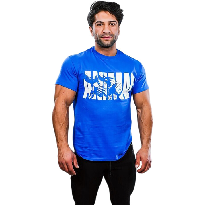 Universal Animal Fury T-Shirt Blue L | ROUGHBULL FITNESS