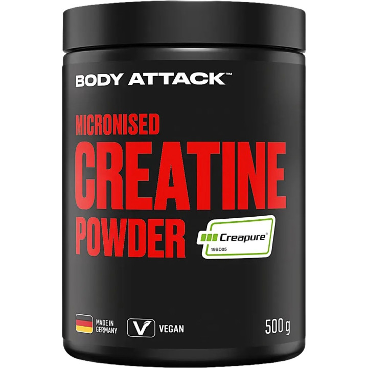 Body Attack Creatine CREAPURE Powder 500g | ROUGHBULL FITNESS