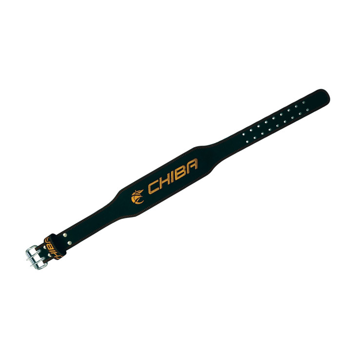 Chiba - 40810 - Ledergürtel schwarz/schwarz | ROUGHBULL FITNESS