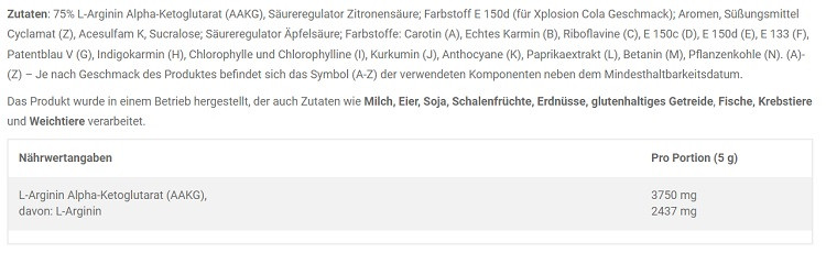 Olimp AAKG Xplode Powder 300g | ROUGHBULL FITNESS