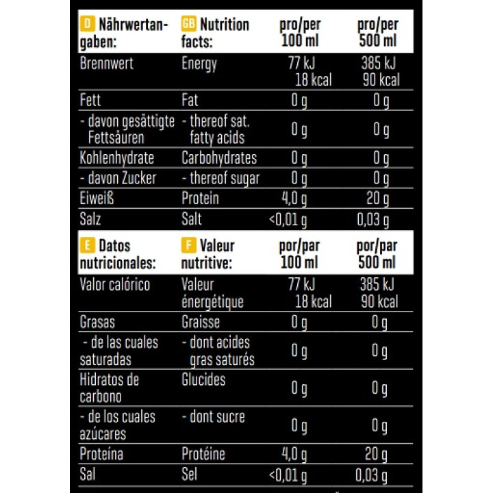 Body Attack Clear Iso Whey Drink 12 x 500ml