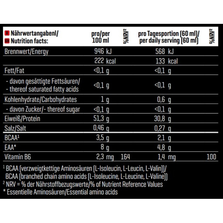 Body Attack Beef Amino Liquid 1000ml Cherry