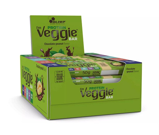 Olimp Im Veggie Protein Bar 25x50g | ROUGHBULL FITNESS