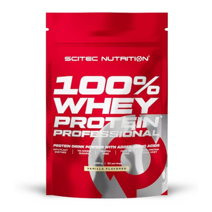 Scitec 100% Whey Protein Professional 1000g Vanille