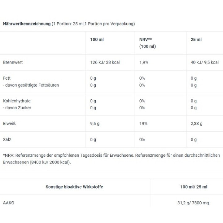 BioTech AAKG 7800 20 x 25ml Pink Grapfefruit