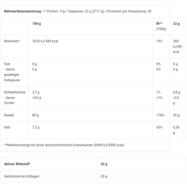BioTech Clear Collagen 308g Strawberry Cranberry