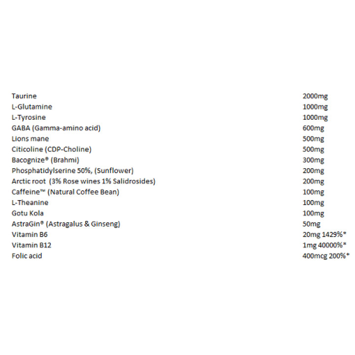 Swedish Supplements Boss Brain 225g Mojito