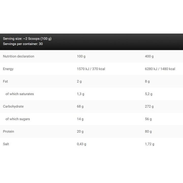 Kevin Levrone Legendary Mass 3kg Vanilla