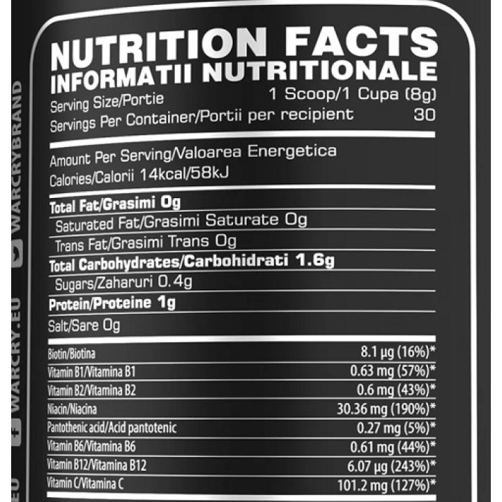 Genius Nutrition Warcry Gaming 240g Diablo's Blood