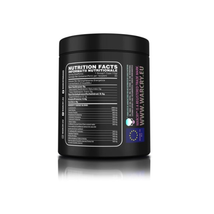 Genius Nutrition Warcry AminoRGY 300g Raspberry Candy