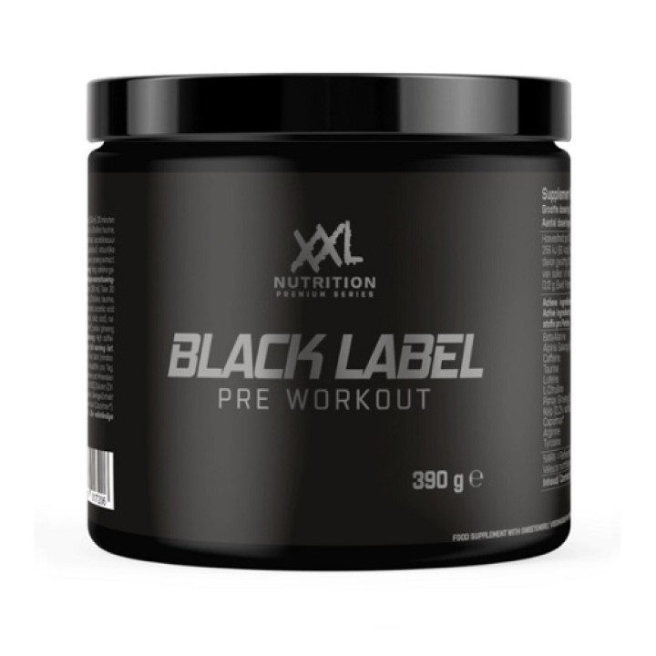 XXL Nutrition Black Label Pre Workout 390g Rote Früchte